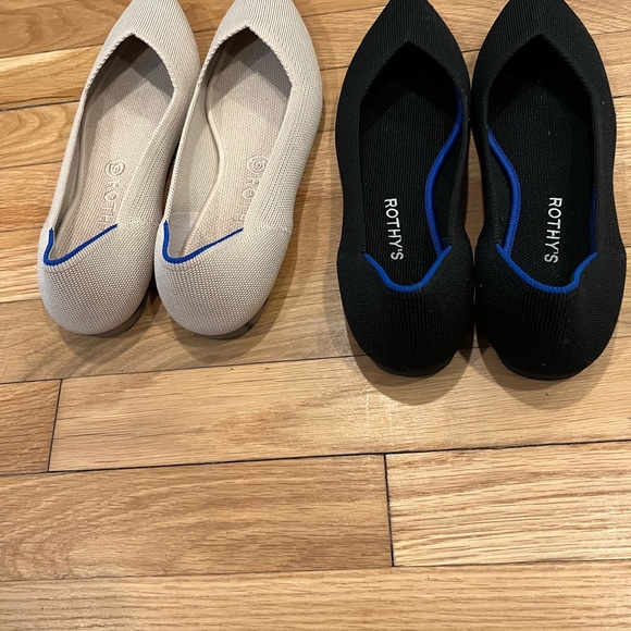 Rothy’s pointed-toe flats, 2 pairs, size 10.5 - Picture 10 of 12